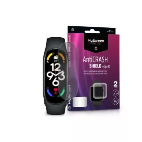   Xiaomi Mi Smart Band 7 ütésálló képernyővédő fólia - MyScreen Protector         AntiCrash Shield Edge3D - 2 db/csomag - átlátszó