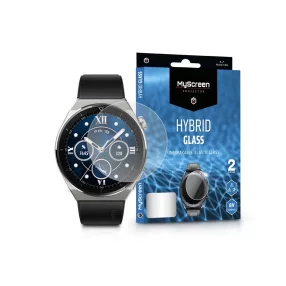   MyScreen Hybrid Glass - Huawei Watch GT 3 Pro (46mm) rugalmas üvegfólia - 2 db/cs