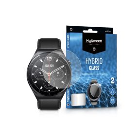   Xiaomi Watch S1 rugalmas üveg képernyővédő fólia - MyScreen Protector Hybrid    Glass - 2 db/csomag - átlátszó