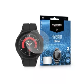   Samsung Galaxy Watch 5 Pro rugalmas üveg képernyővédő fólia - MyScreen          ProtectorHybrid Glass - 2 db/csomag - átlátszó