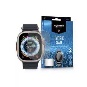   Apple Watch Ultra (49 mm) rugalmas üveg képernyővédő fólia - MyScreen Protector Hybrid Glass - 2 db/csomag - átlátszó