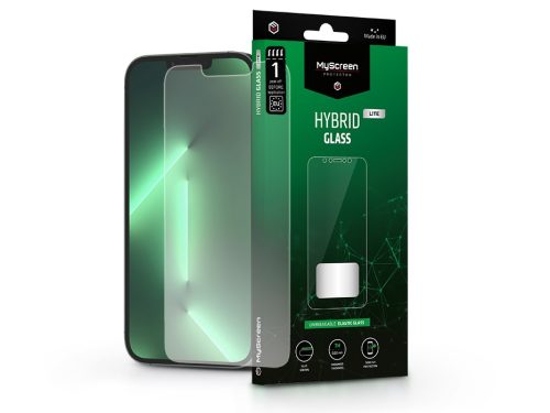 Apple iPhone 13 Pro Max/14 Pro Max/14 Plus rugalmas üveg képernyővédő fólia -   MyScreen Protector Hybrid Glass  Lite - átlátszó