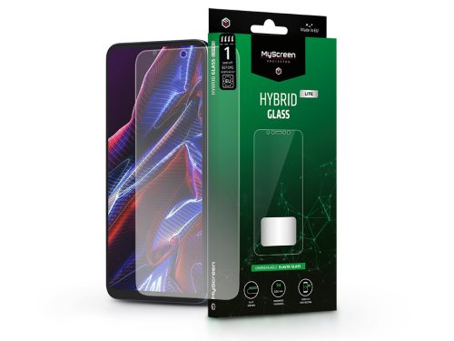 Xiaomi Poco X5 5G rugalmas üveg képernyővédő fólia - MyScreen  Protector Hybrid Glass Lite - átlátszó