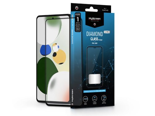 Xiaomi Poco X5 Pro 5G edzett üveg képernyővédő fólia - MyScreen Protector       Diamond Glass Lite Edge2.5D Full Glue - fekete