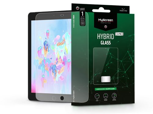 Apple iPad 9.7 (2018) rugalmas üveg képernyővédő fólia - MyScreen Protector     Hybrid Glass Lite - átlátszó