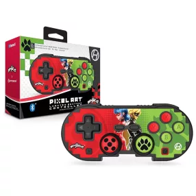   Hyperkin Pixel Art Miraculous Nintendo Switch/PC/Mac/Android "K.bogár és F.macska" BT kontroller