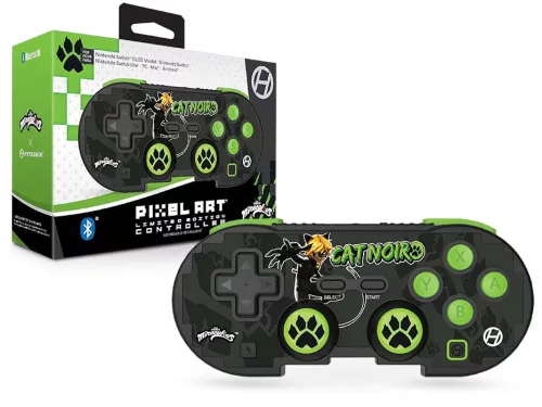 Hyperkin Pixel Art Miraculous Nintendo Switch/PC/Mac/Android "Fekete macska" BT kontroller