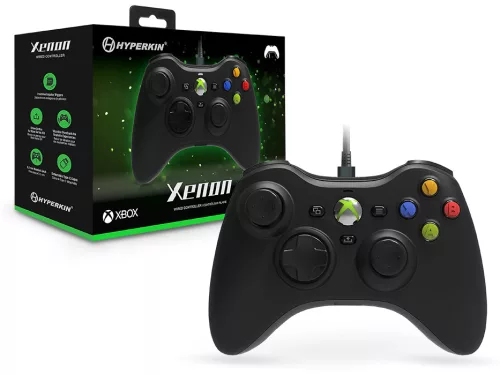 Hyperkin Xenon Xbox Series|One/Windows 11|10 fekete Xbox liszenszelt vezetékes kontroller