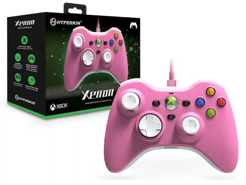 Hyperkin Xenon Xbox Series|One/Windows 11|10 rózsaszín Xbox liszenszelt vezetékes kontroller
