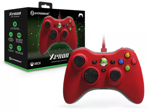 Hyperkin Xenon Xbox Series|One/Windows 11|10 piros Xbox liszenszelt vezetékes kontroller