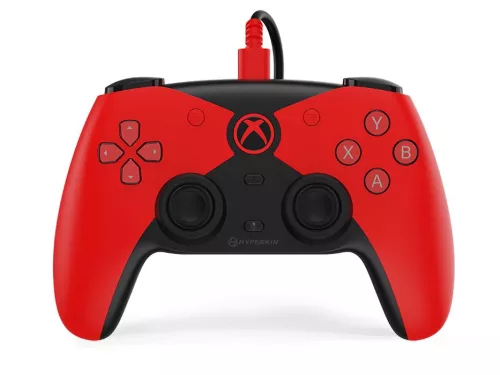 Hyperkin Competitor Xbox Series|One/Windows 11|10 piros Xbox liszenszelt vezetékes kontroller