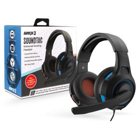   Armor3 SoundTac Kék/Narancssárga Nintendo/PS/XBOX/PC/Mac unvierzális vezetékes gamer fejhallgató