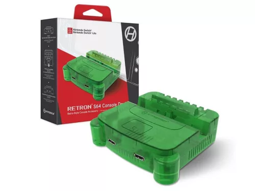 Hyperkin RetroN S64 Nintendo Switch Citromzöld dokkoló