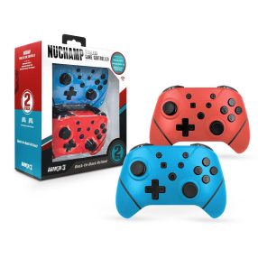   Armor3 NuChamp Nintendo Switch vezeték nélküli kontroller csomag (2db) (Kék, Piros)