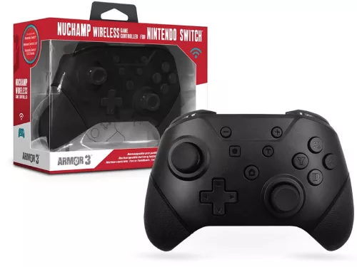 Armor3 NuChamp Nintendo Switch Fekete vezeték nélküli kontroller