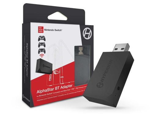 Hyperkin AlphaStar Nintendo Switch/Xbox One/PS5/PS4 kontrollerekkel kompatibilis BT adapter