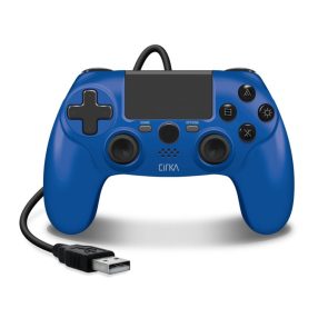 Cirka NuForce PS4/PC/Mac kék vezetékes kontroller