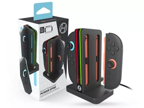 Hyperkin Power Spire Nintendo Switch 2 Joy-Con Fekete töltőállvány