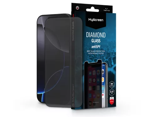 MyScreen antiSPY - Apple iPhone 16 Pro üvegfólia beteketintés elleni védelemmel