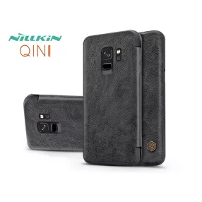   Samsung G960F Galaxy S9 oldalra nyíló flipes tok - Nillkin Qin - fekete
