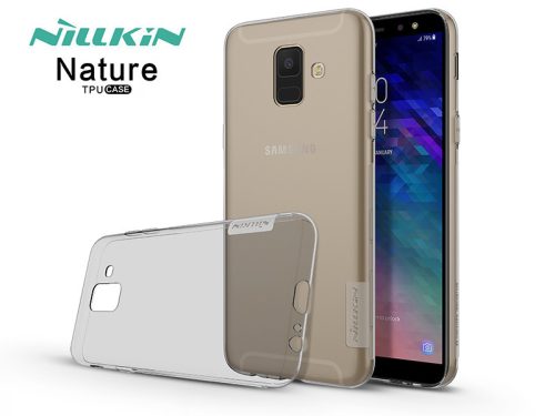Samsung A600F Galaxy A6 (2018) szilikon hátlap - Nillkin Nature - szürke