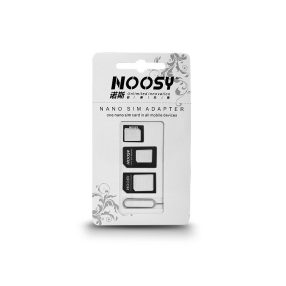   Noosy Nano és Micro SIM-kártya adapter (3 in 1) kiszedő szerszámmal