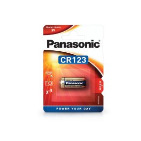 Panasonic CR123 lithium fotó elem - 3V - 1 db/csomag