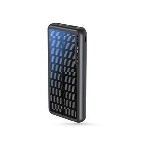   Boompods hordozható külső akkumulátor / power bank - 10.000 mAh - Boompods      Obi-Solar - 2xUSB + Type-C - fekete