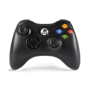   Vezeték nélküli Xbox 360/PC kompatibilis fekete kontroller (USB Adapterrel)