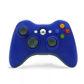   Vezeték nélküli Xbox 360/PC kompatibilis kék kontroller (USB Adapterrel)
