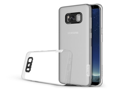 Samsung G955F Galaxy S8 Plus szilikon hátlap - Soft Slim 0,5 mm - transparent