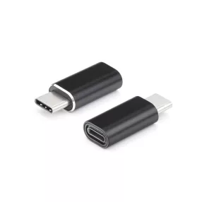 USB Type-C - Lightning adapter - fekete