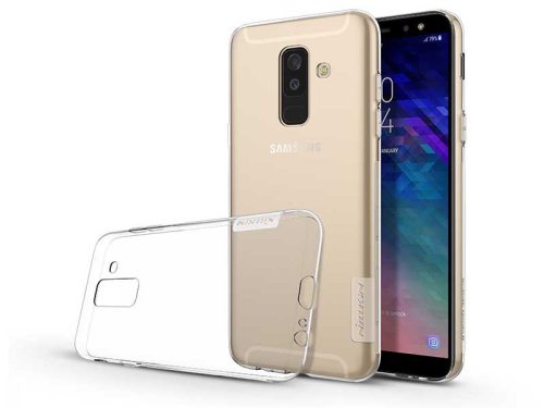 Samsung A605 Galaxy A6 Plus (2018) szilikon hátlap - Soft Clear - átlátszó