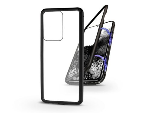 Samsung G988F Galaxy S20 Ultra mágneses, 2 részes hátlap előlapi üveg nélkül - Magneto  fekete