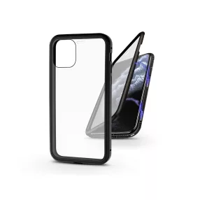   Apple iPhone 11 Pro Max mágneses, 2 részes hátlap előlapi üveggel - Magneto 360 - fekete