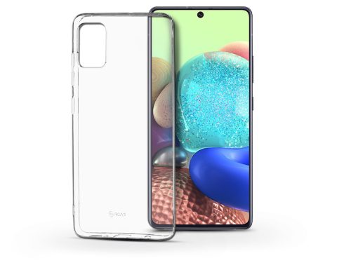 Samsung A716B Galaxy A71 5G szilikon hátlap - Soft Clear - átlátszó