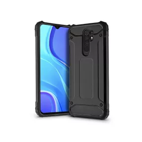 Xiaomi Redmi 9 ütésálló hátlap - Armor - fekete