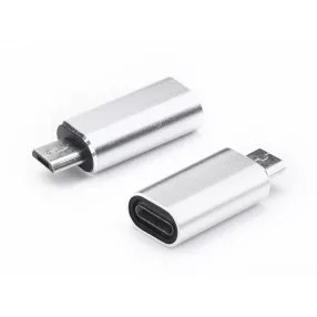 Lightning - micro USB adapter - ezüst