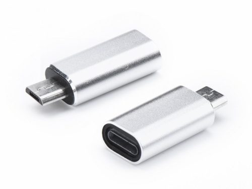 Lightning - micro USB adapter - ezüst