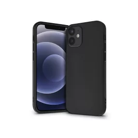   Apple iPhone 12 Mini szilikon hátlap - Soft Premium - fekete