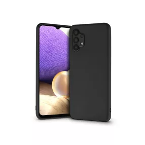 Samsung A326B Galaxy A32 5G szilikon hátlap - Soft - fekete