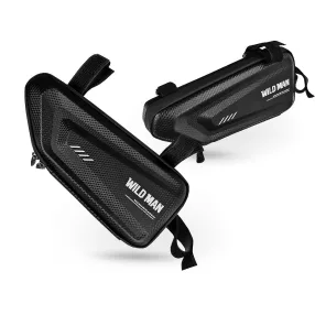   Wildman kerékpárra szerelhető, vízálló, kemény táska - Wildman E4 - fekete - ECOcsomagolás