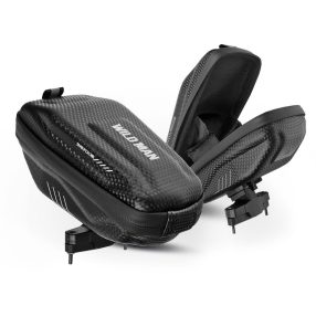   Wildman kerékpárra szerelhető, vízálló, kemény táska - Wildman E7S - fekete -   ECO csomagolás