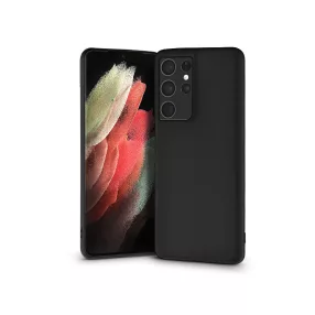   Samsung G998F Galaxy S21 Ultra szilikon hátlap - Soft - fekete