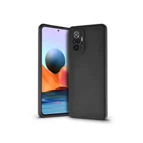   Haffner Soft Premium szilikon tok - Xiaomi Redmi Note 10 Pro - fekete