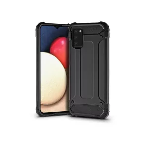   Samsung A025G Galaxy A02s/A037G Galaxy A03s ütésálló hátlap - Armor - fekete