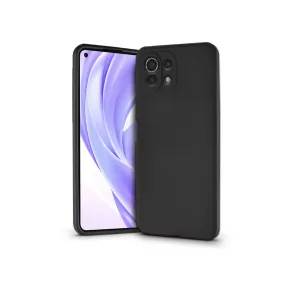   Xiaomi Mi 11 Lite LTE/11 Lite 5G szilikon hátlap - Soft Premium - fekete