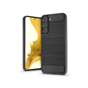   Samsung S901B Galaxy S22 5G szilikon hátlap - Carbon - fekete