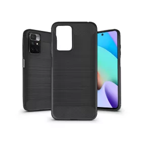 Haffner Carbon szilikon tok - Xiaomi Redmi 10 - fekete