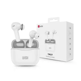   UiiSii Bluetooth sztereó headset v5.0 + töltőtok - UiiSii TWS27 True Wireless   Stereo Earphone - fehér